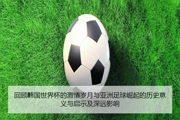 回顾韩国世界杯的激情岁月与亚洲足球崛起的历史意义与启示及深远影响