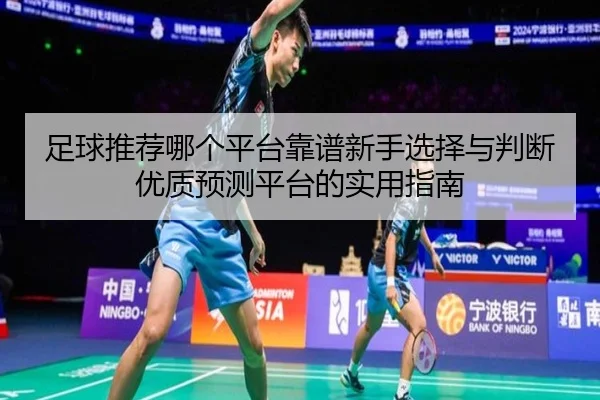 足球推荐哪个平台靠谱新手选择与判断优质预测平台的实用指南